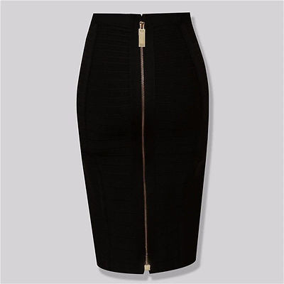 BANDAGE SKIRT WITH ZIP - 7271