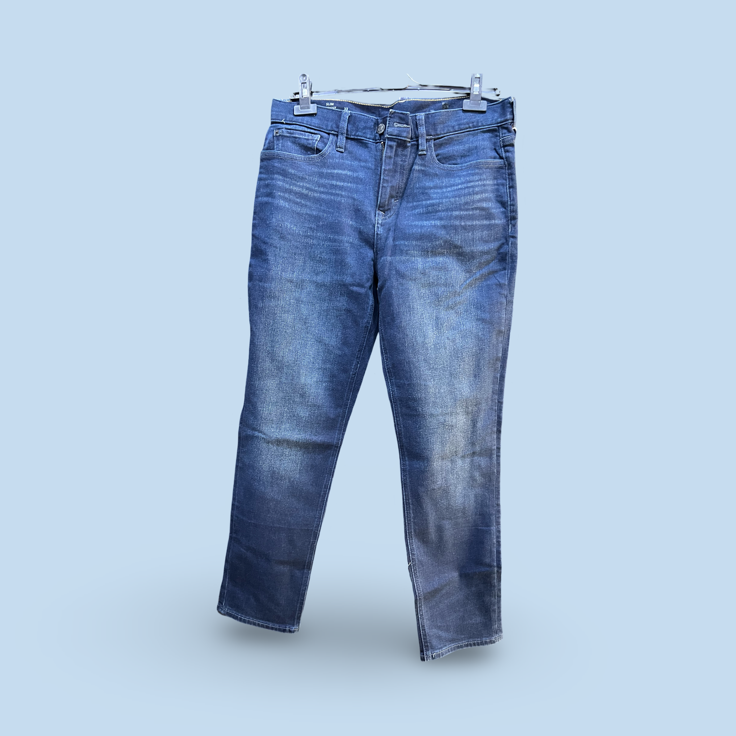 Classic Dark-Wash Slim Fit Jeans