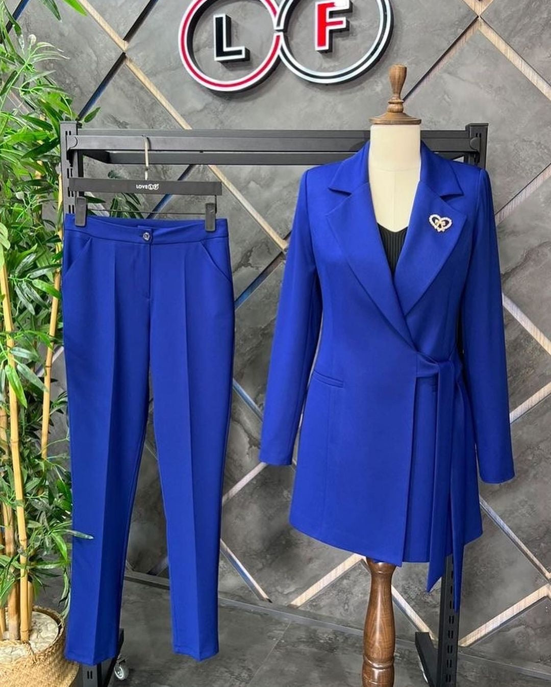 Blazer Set - 236 ( Navy blue)