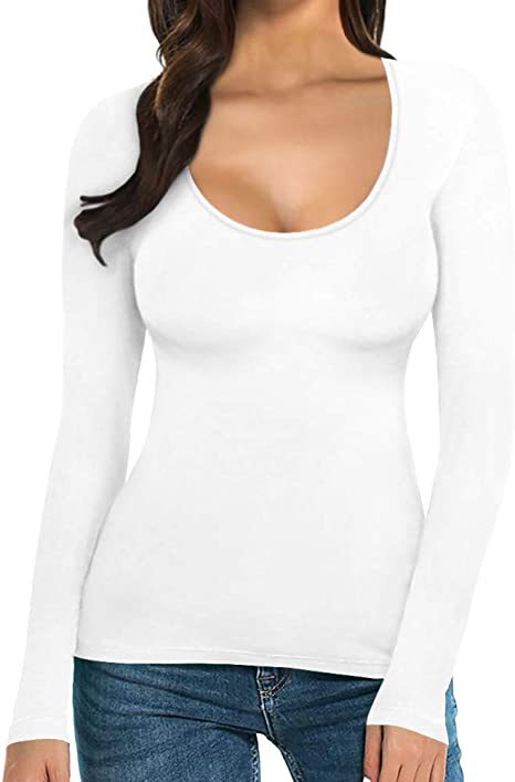 High Quality Round Neck Long Sleeve Body Top