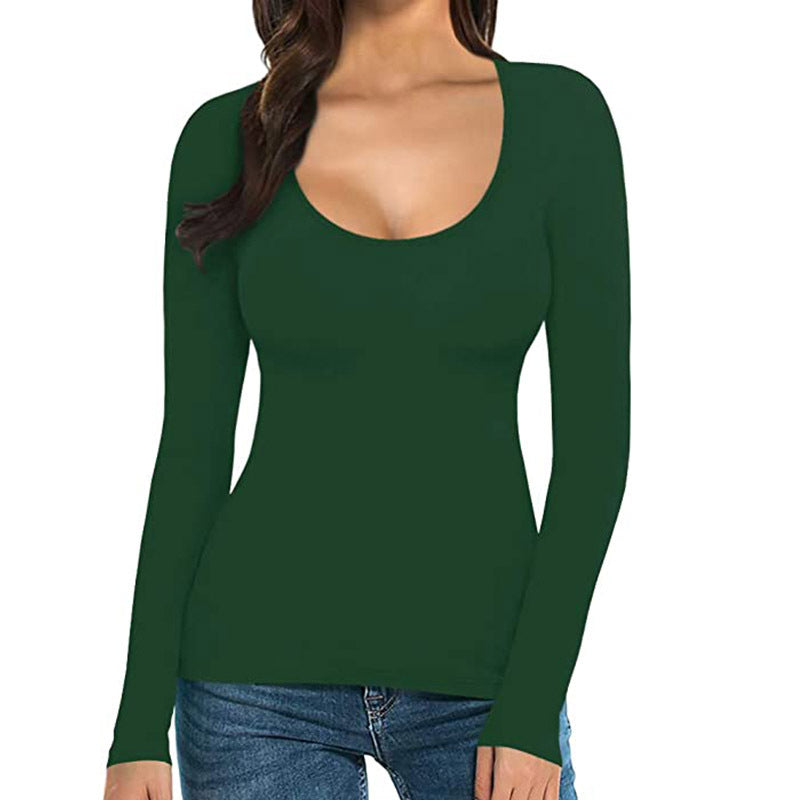 High Quality Round Neck Long Sleeve Body Top