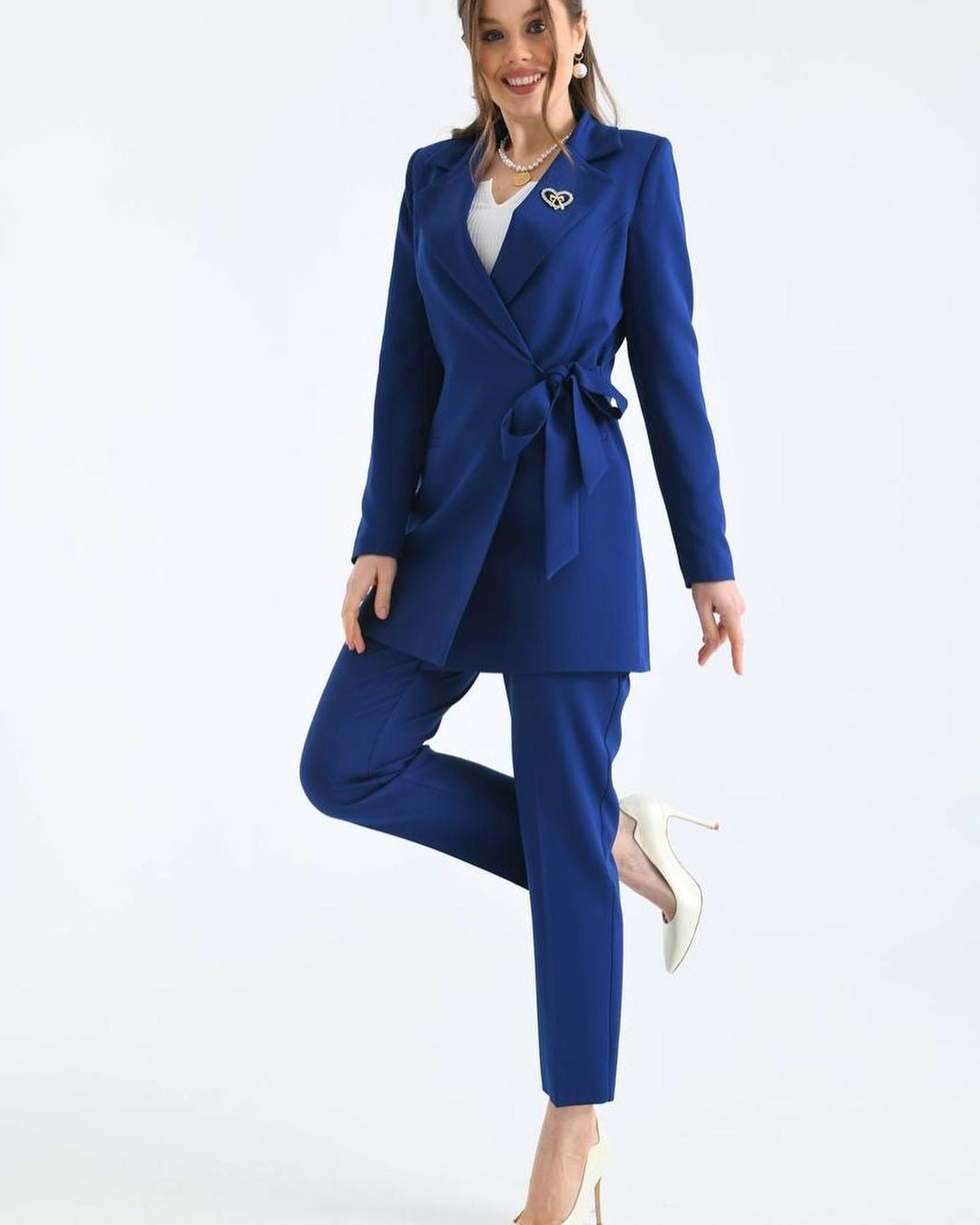 Blazer Set - 236 ( Navy blue)