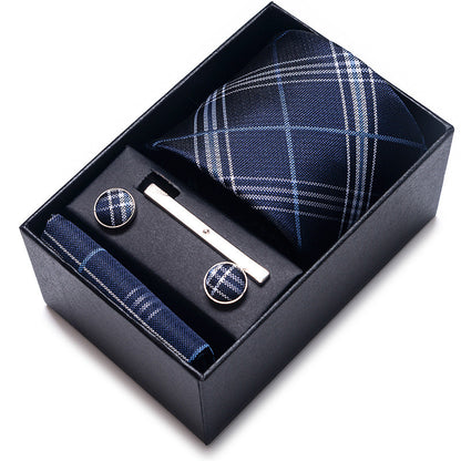 Luxury Tie Gift Set - Complete Accessory Box