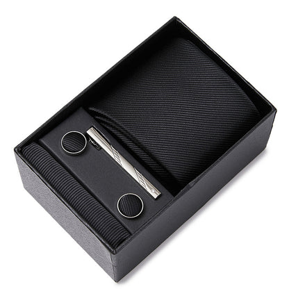 Luxury Tie Gift Set - Complete Accessory Box