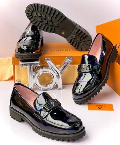 Elite Monogram Platform Loafers