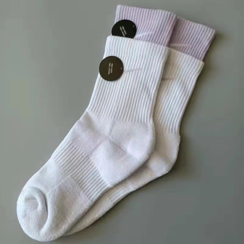 Two layers socks