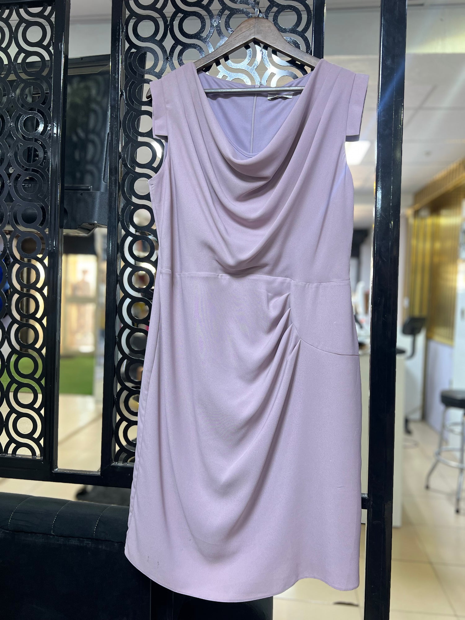 Lilac Draped Dress