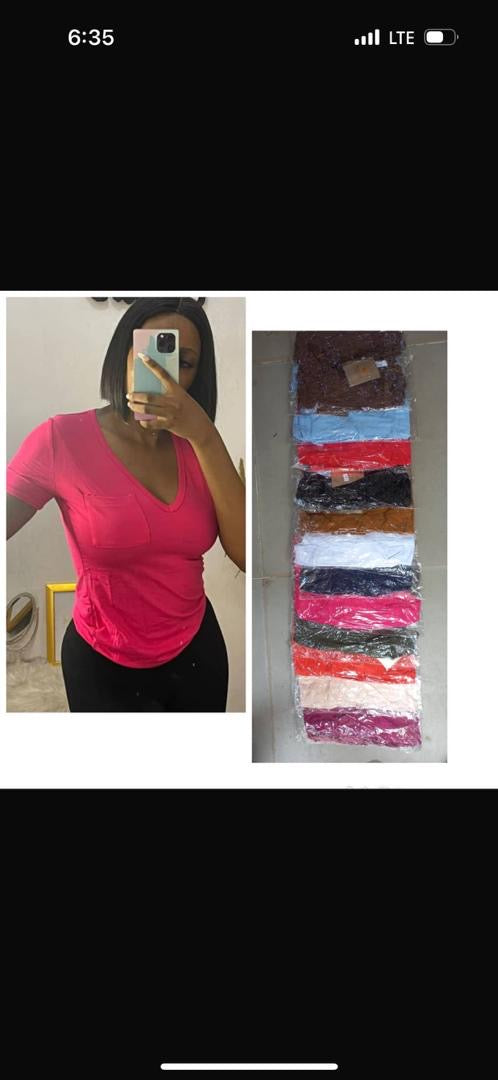 V-NECK BODY TOP - 3513