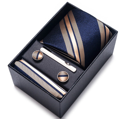 Luxury Tie Gift Set - Complete Accessory Box