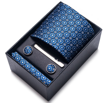 Luxury Tie Gift Set - Complete Accessory Box