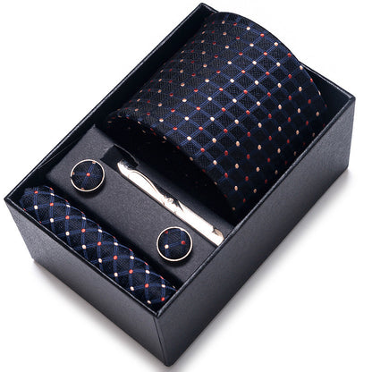 Luxury Tie Gift Set - Complete Accessory Box