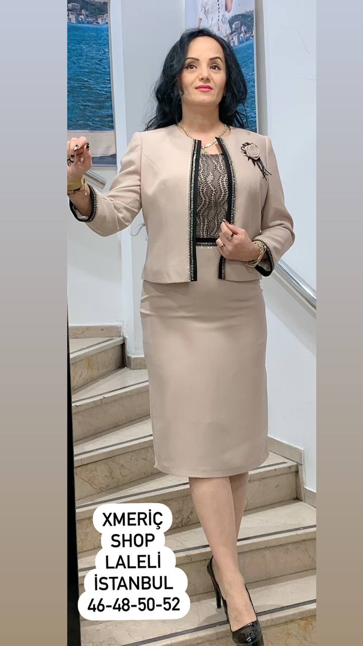 Corporate Dress with Jacket - 025