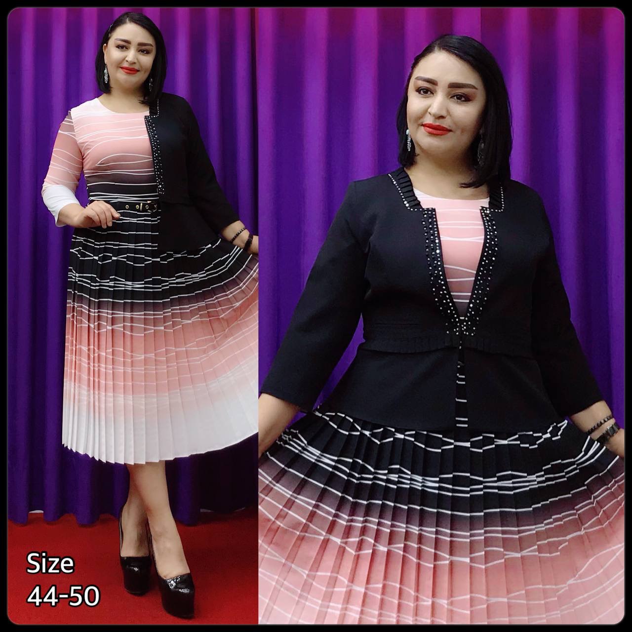 Corporate Dress with Jacket - 016