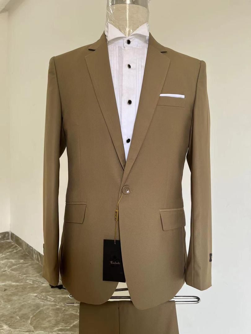 Men Classic Slim-fit 1-Buttoned Suit