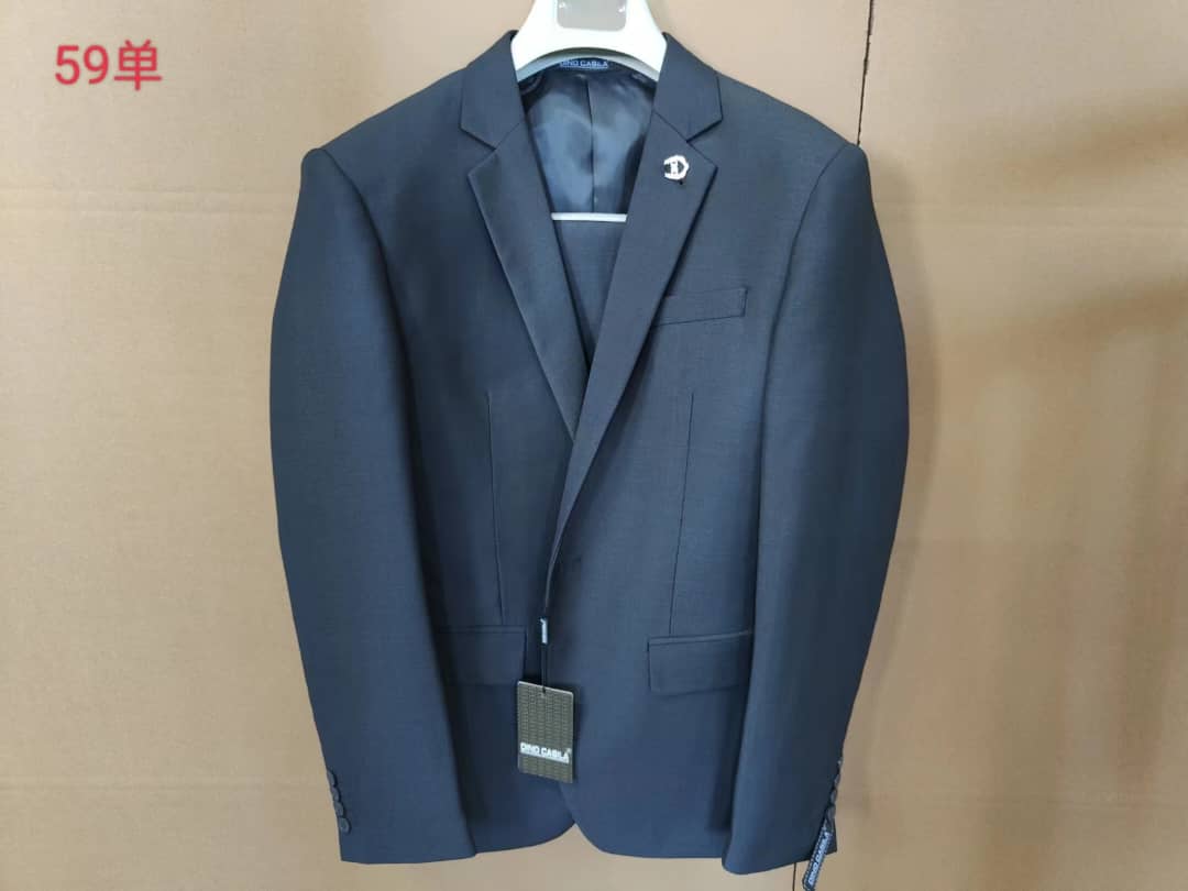 Men Classic Slim-fit 1-Buttoned Suit