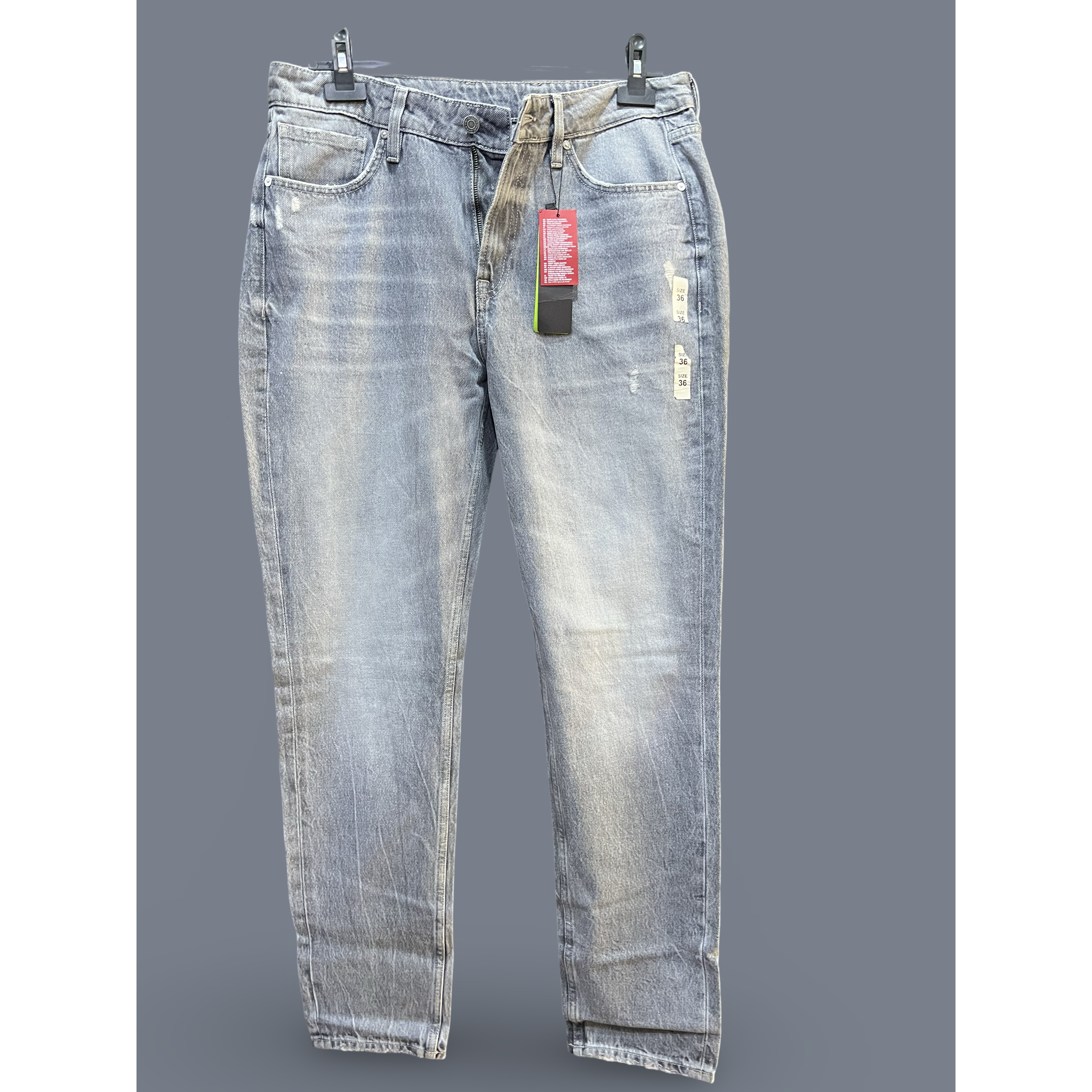 Classic Light-Wash Slim Fit Jeans