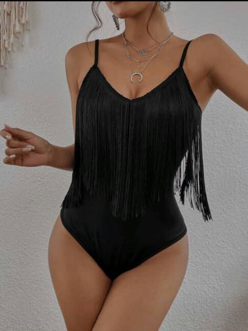 High Quality Body Suit with Fringe