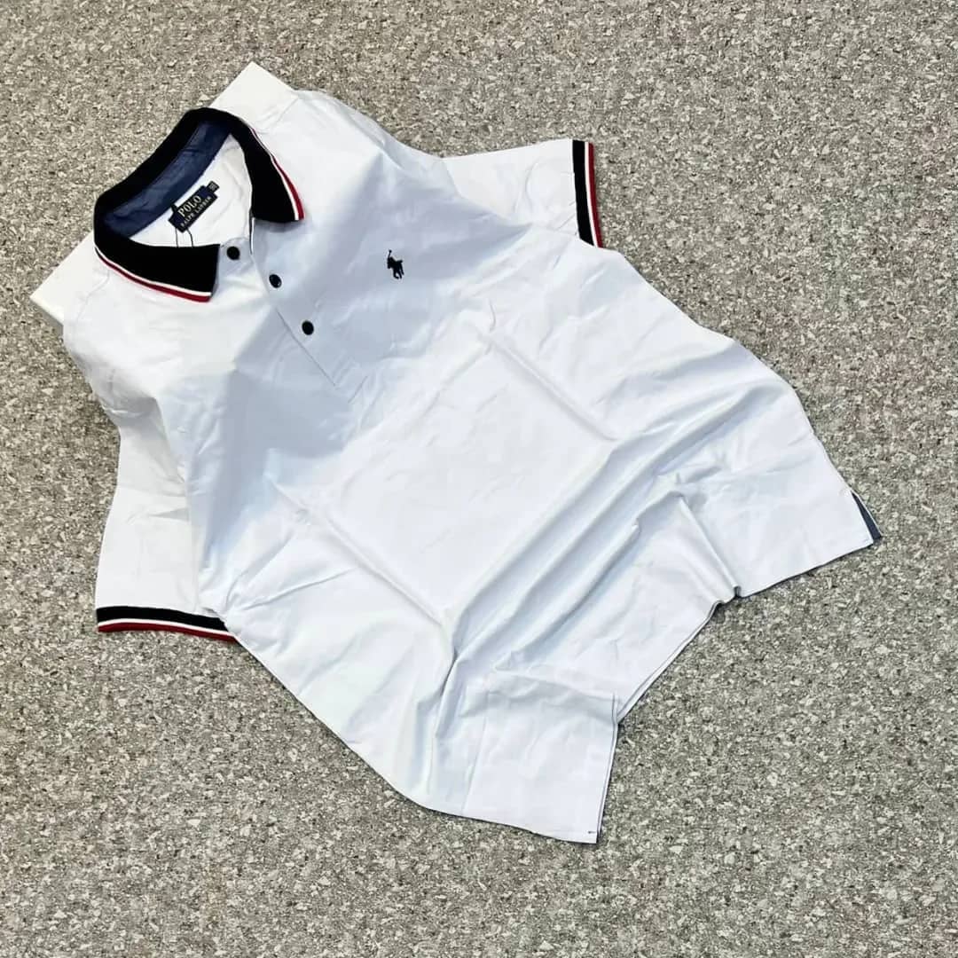 Men  Polo - 330 White