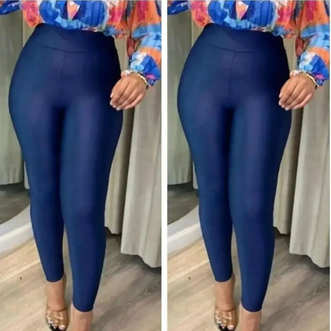 Quality Ladies Plain  Shining Body Shaper Leggings