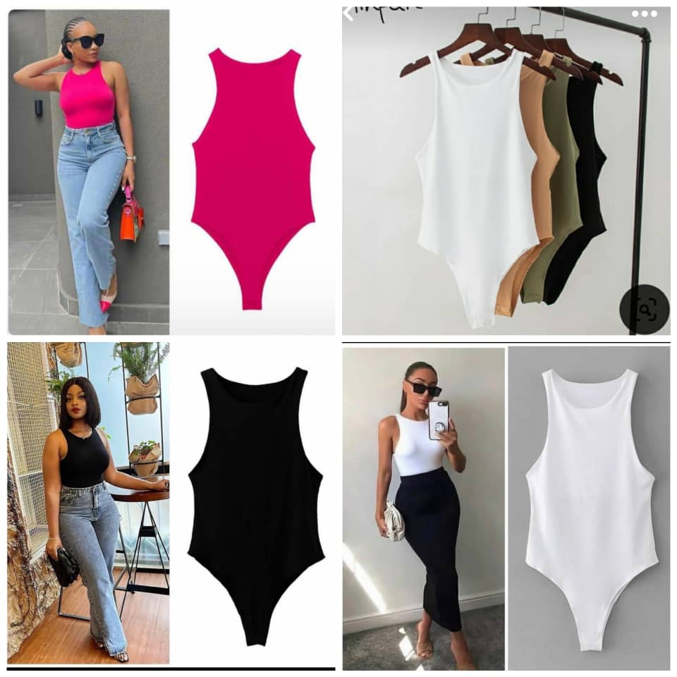 Sleeveless Round Neck Bodysuit